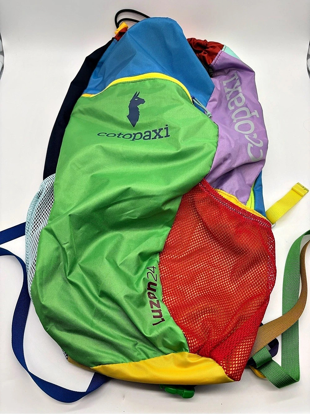Cotopaxi Luzon 24L Daypack Color Block Backpack Green & Blue